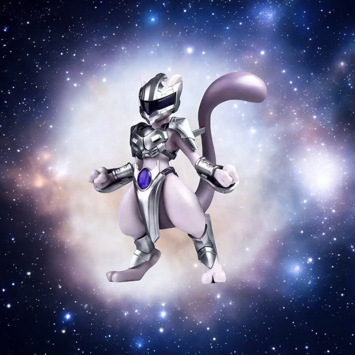 pokemon armored mewtwo card Armored Mewtwo Collectible Display Figure – DK Cards