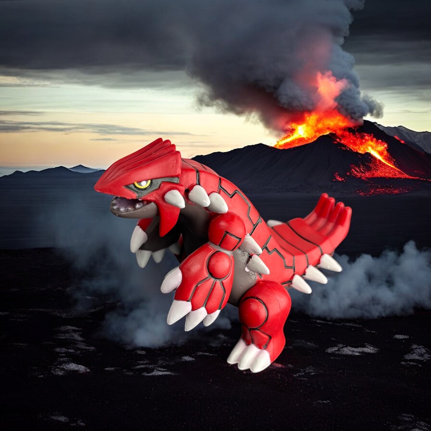Legendary Rayquaza, Groudon, & Kyogre Display Figure Set of 3