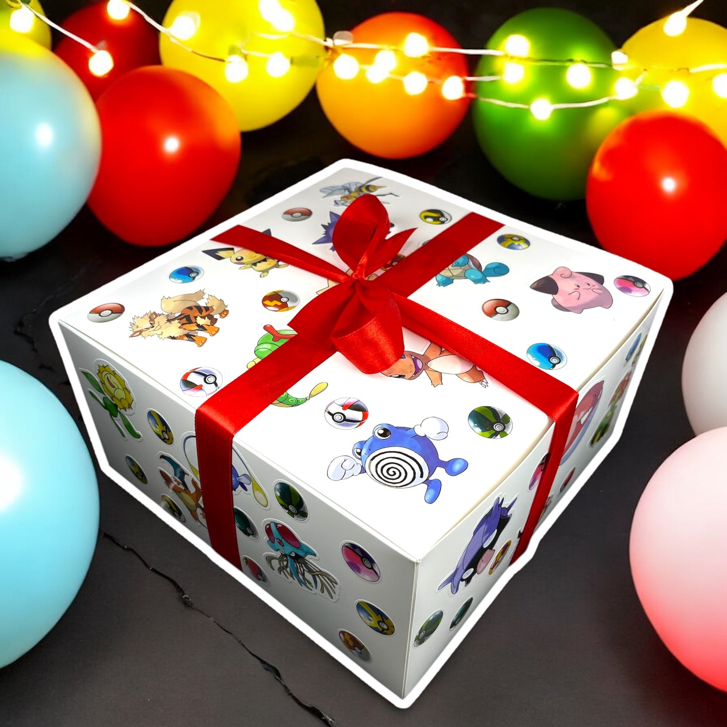 Poke Lover Custom Gift Wrapped Present - Birthday Surprise Ideas for Fans