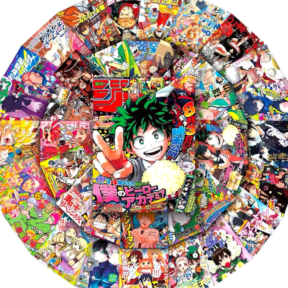 Manga Shonen Jump Cover Sticker Lot of 50pcs