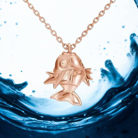 Magikarp Shiny Pokemon Fish Charm Necklace