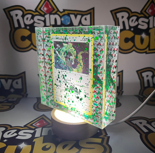 Custom Rayquaza Pokemon Card Slab for Display, Gift, Decoration