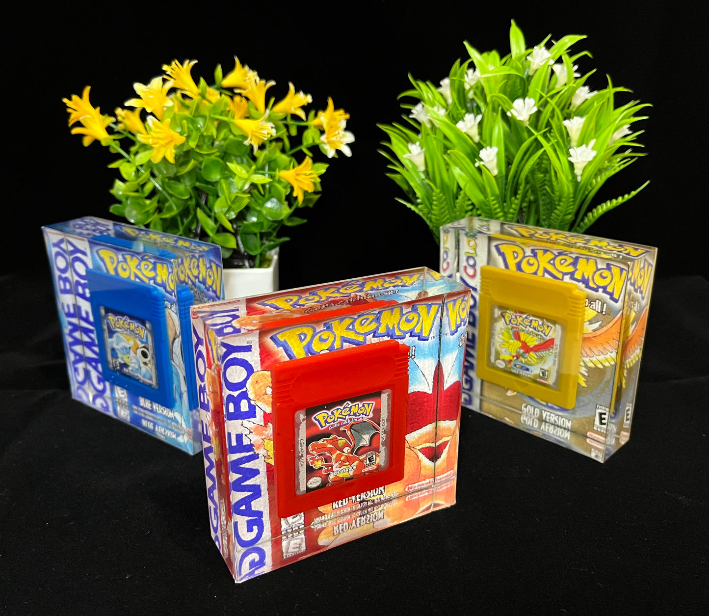 Pokémon Gameboy Color Display Nostalgia Handmade Piece - Red, Blue, or Gold