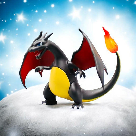 Pokemon Shiny Black Charizard Collectible Display Figure