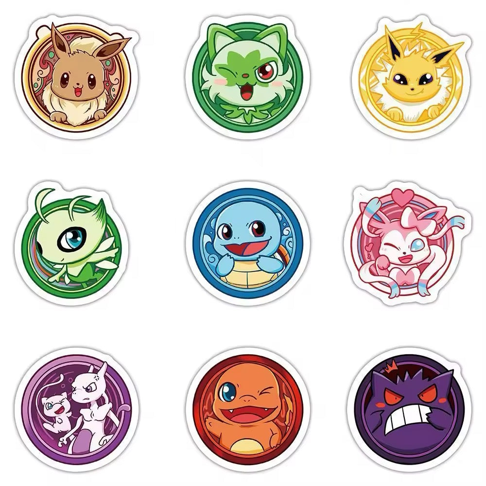 Pokemon Anime Kawaii Sticker Random Lot of 50pcs Pikachu NEW