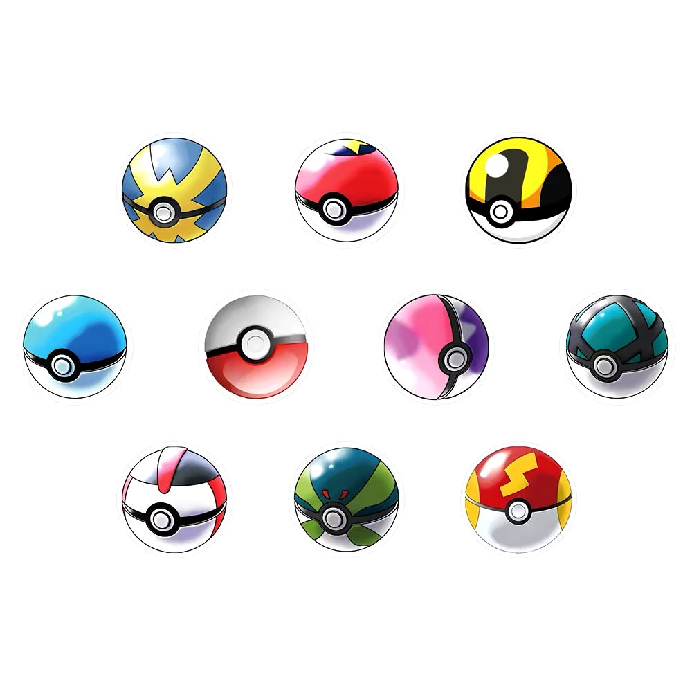 Pokemon Pokeball Sticker Roll Lot of 500pcs NEW