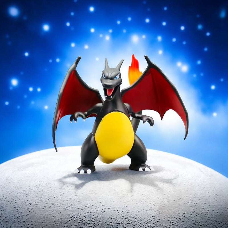 Pokemon Shiny Black Charizard Collectible Display Figure