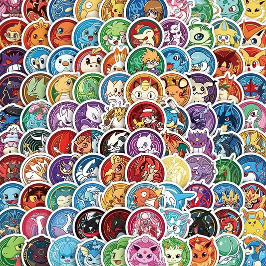 Pokemon Anime Kawaii Sticker Random Lot of 50pcs Pikachu NEW