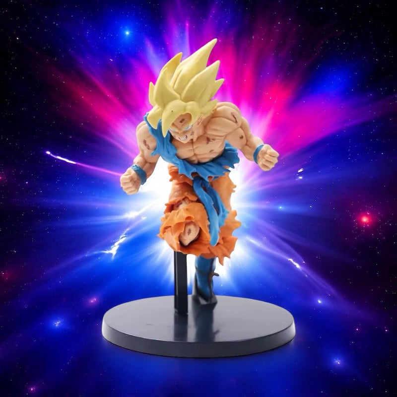 Super Saiyan Goku Fighter Figure - Dragon Ball Z - Display Stand Included
