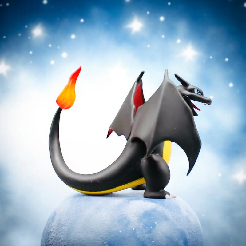 Pokemon Shiny Black Charizard Collectible Display Figure