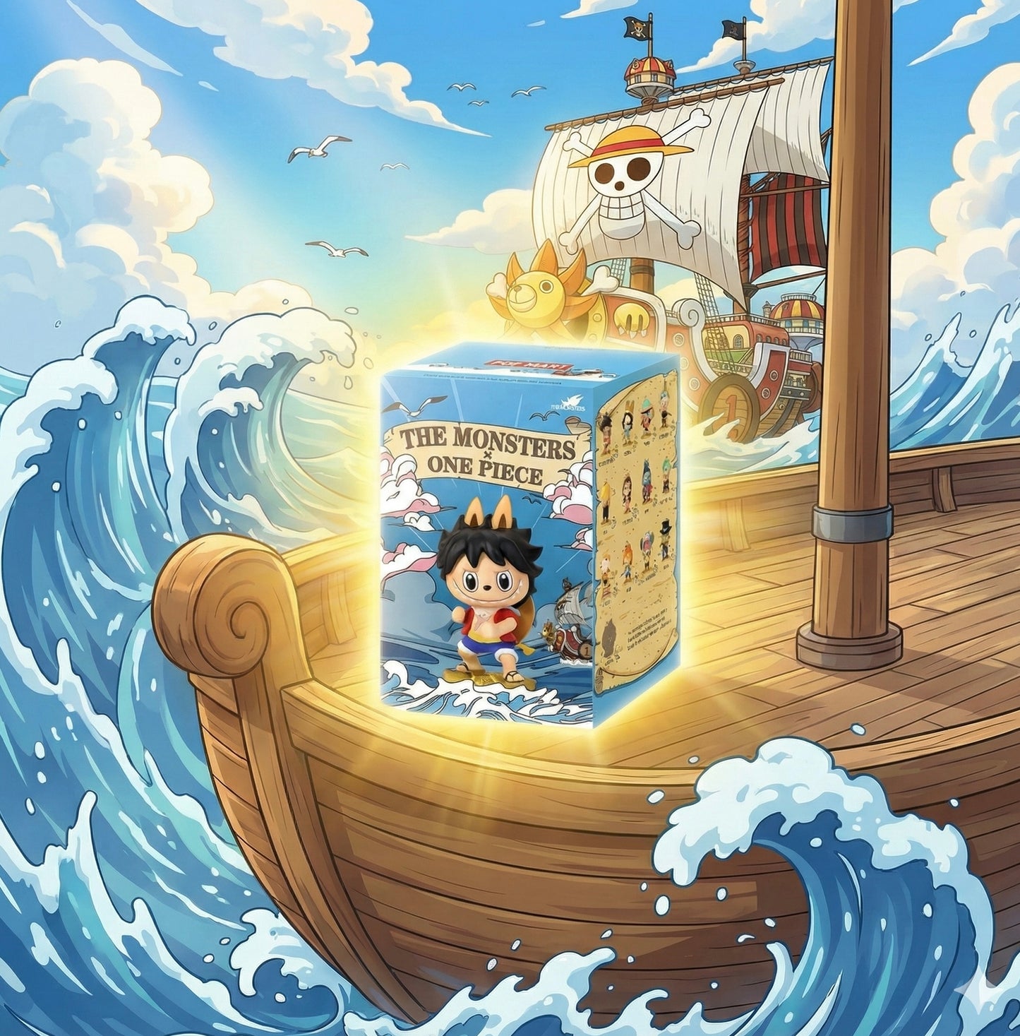 AUTHENTIC POP MART LABUBU THE MONSTERS X ONE PIECE SERIES (1 Random BLIND BOX)