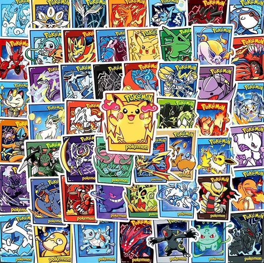 PK Card Gamer Style Sticker Lot of 50pcs