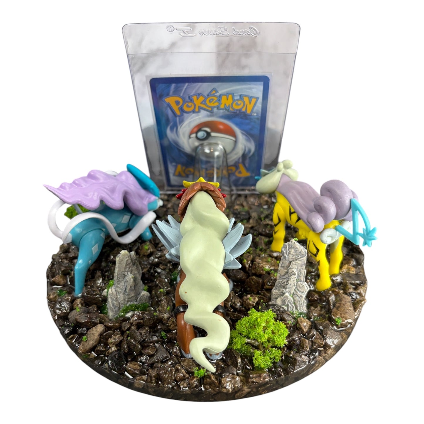 Custom TCG Card Holder Johto Legendary Dogs Trio