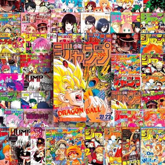 Manga Shonen Jump Cover Sticker Lot of 50pcs