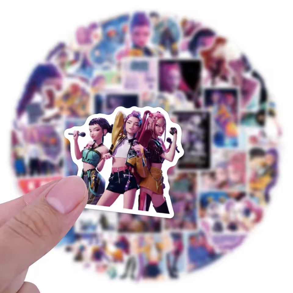 Kpop Demon Hunter Stickers 50pcs Random Lot Golden Era