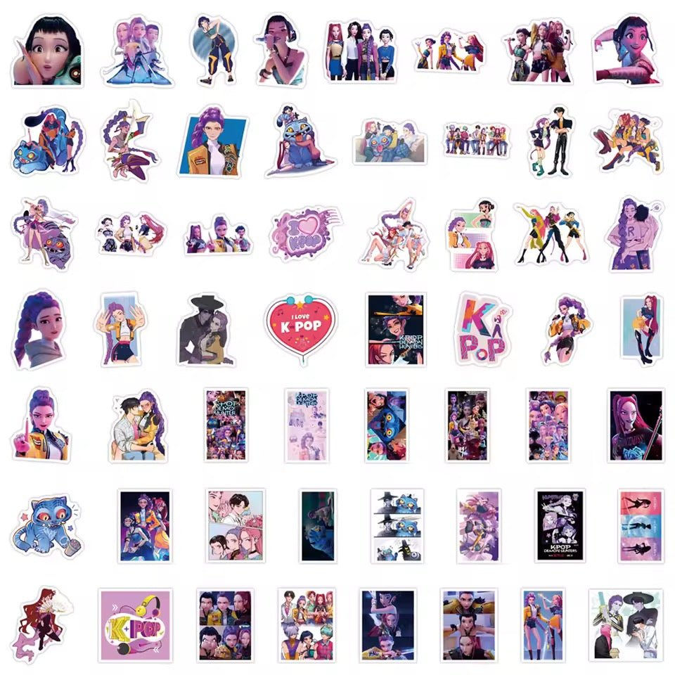 Kpop Demon Hunter Stickers 50pcs Random Lot Golden Era – DK Cards