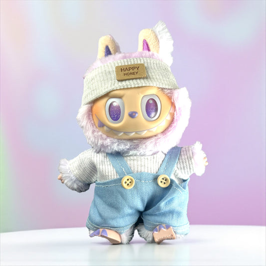 Fashion Clothing Outfit for Labubu Plush Dolls - Design 16cm (*Just Clothing)