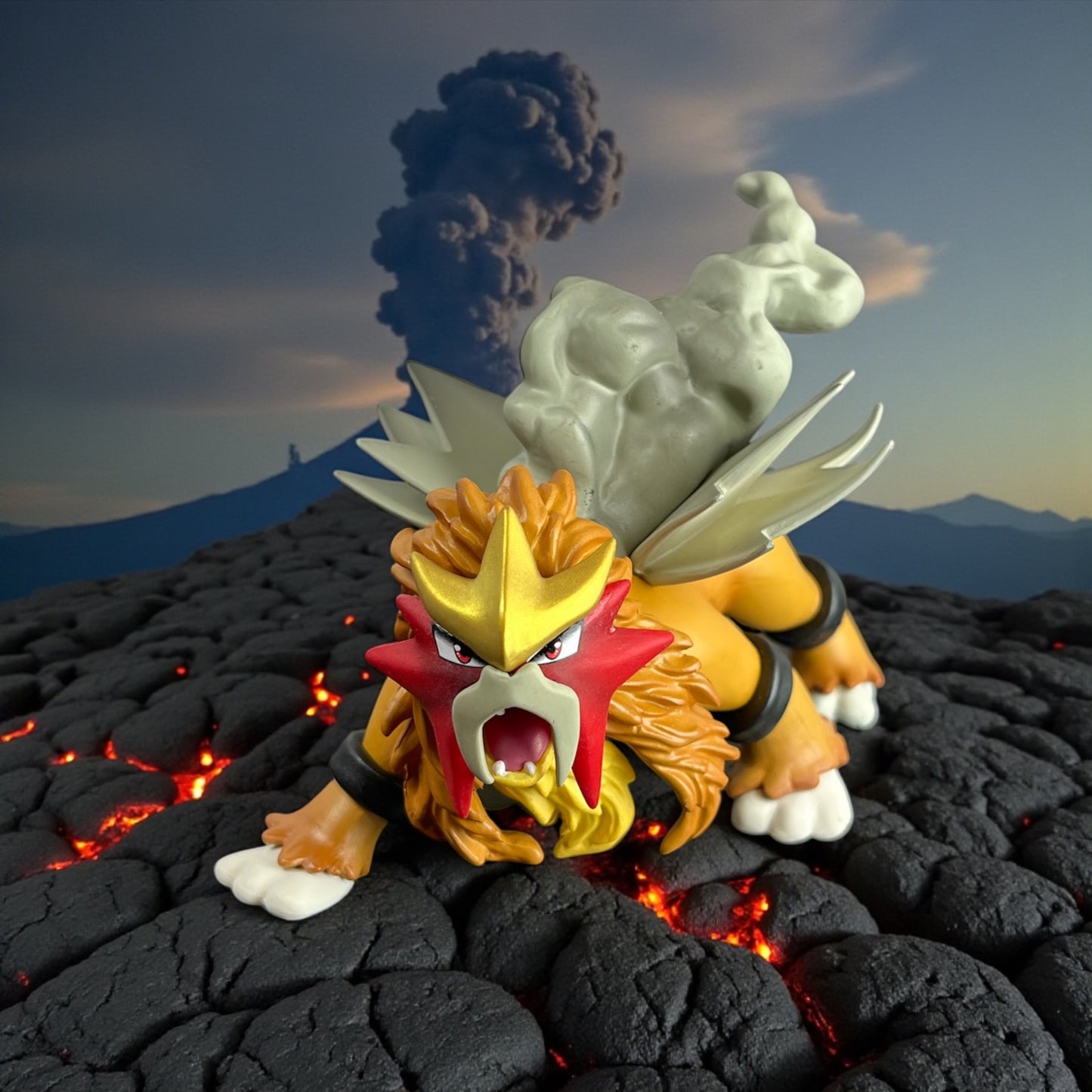 Legendary Dogs Ultimate Display Johto Figure - Suicune, Raikou, or Entei